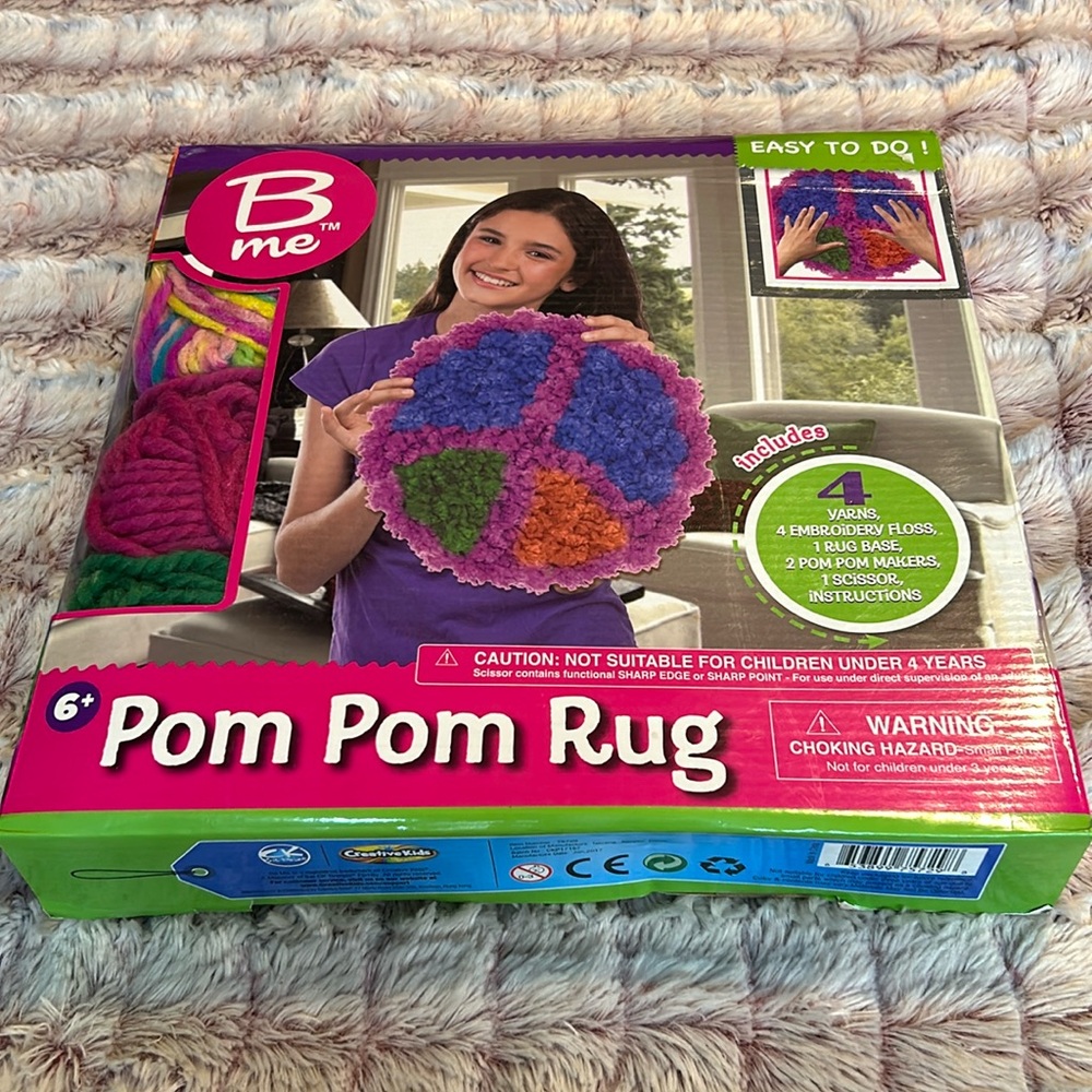 BMe  pom pom Rug Craft